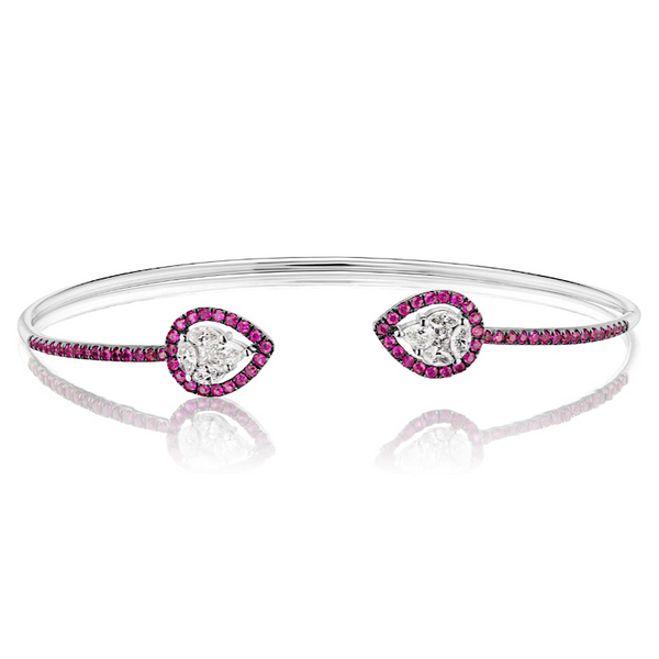 Ruby & Diamond Bangle