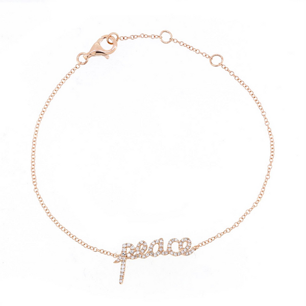 Peace Diamond Bracelet