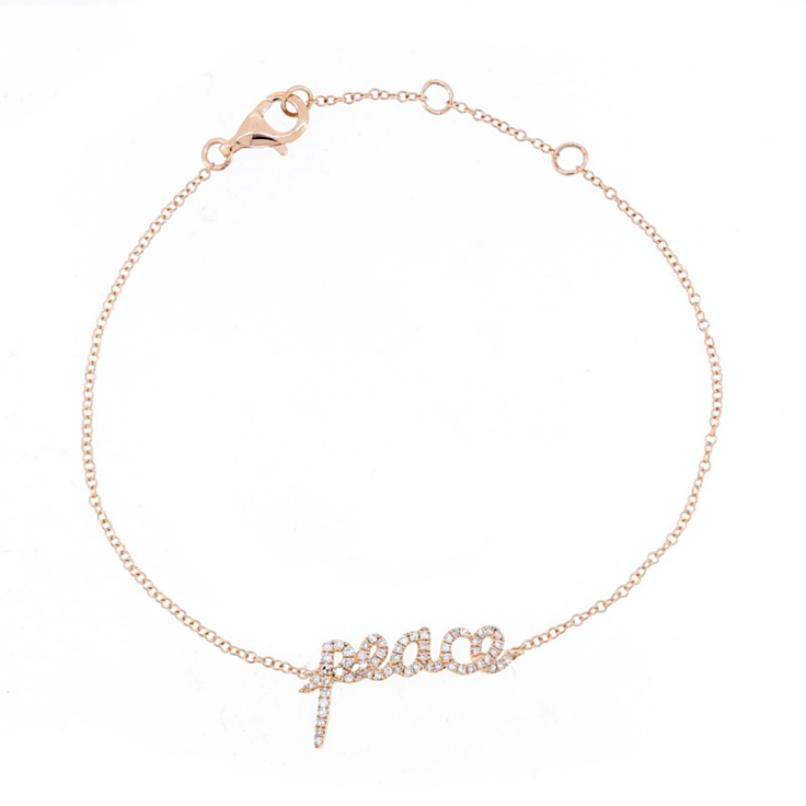 Peace Diamond Bracelet