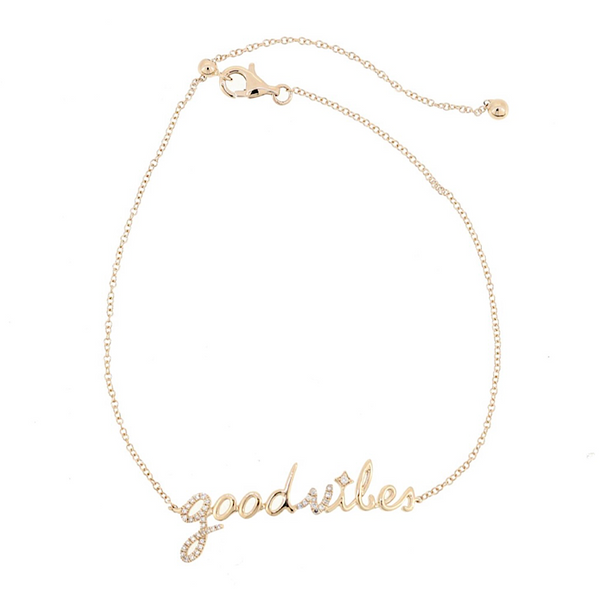 Good Vibes Ankle Bracelet