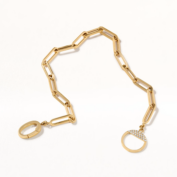 Paper Clip Chain Bracelet