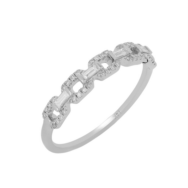 Diamond Link Ring