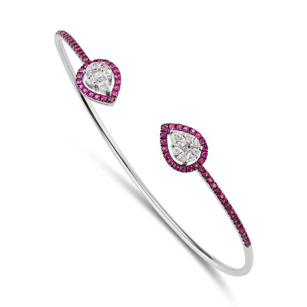 Ruby & Diamond Bangle