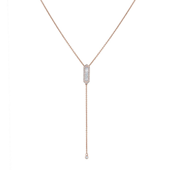 Lariat Diamond Necklace