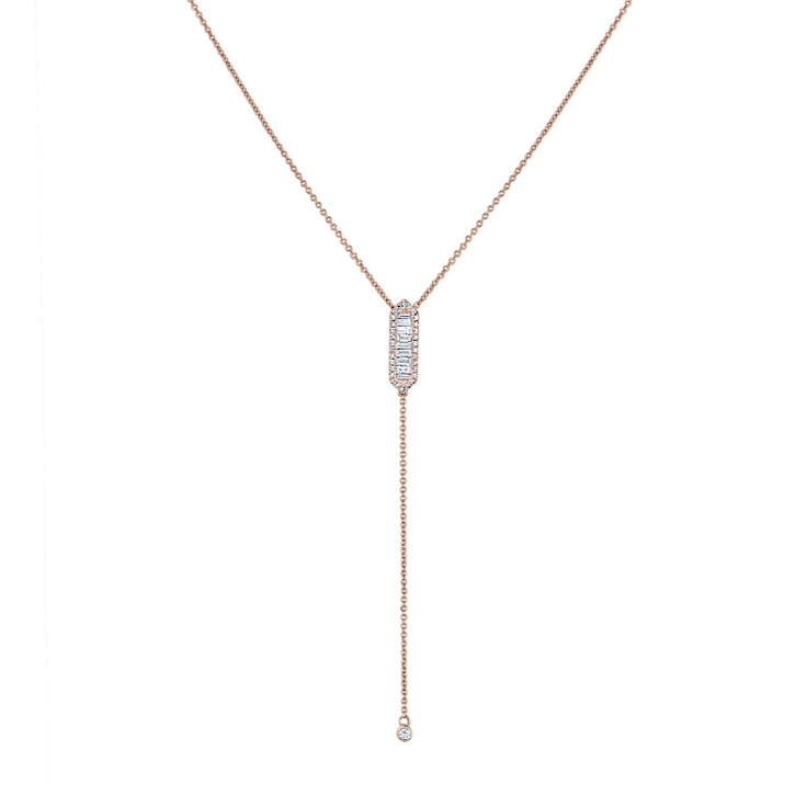 Lariat Diamond Necklace